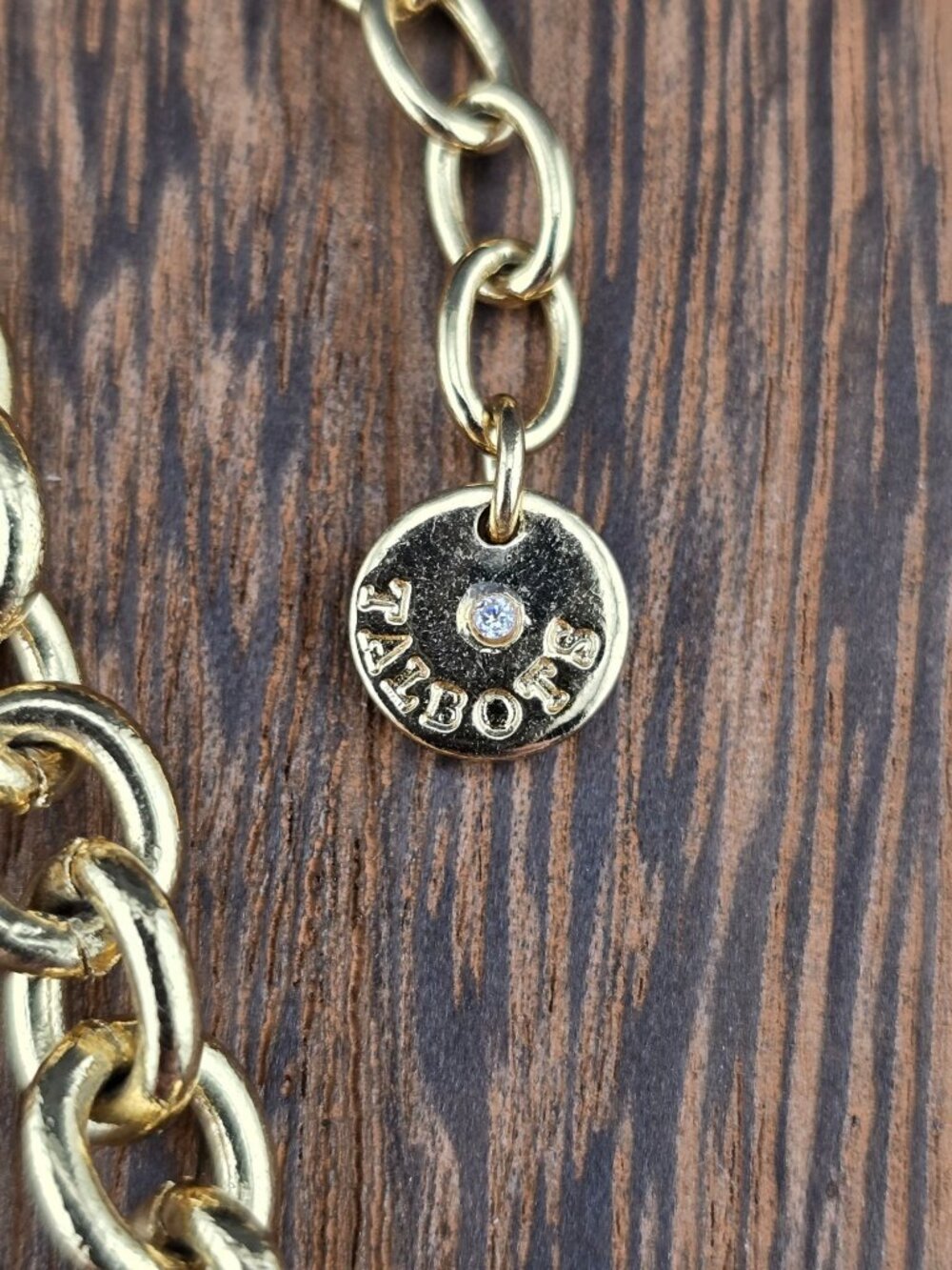 Talbots White Floral Necklace With Gold Chain & Adjustable Clasp Spring Fairy - Picture 5 of 8
